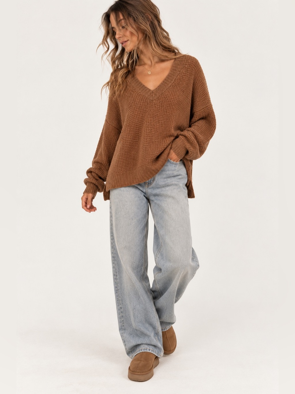 American Eagle Outfitters Soft V-Neck Sweater